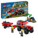 LEGO City 60412 Hasičské vozidlo 4x4 a záchranný čln