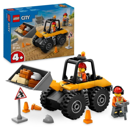 LEGO City 60450 Žltý stavebný lopatový nakladač