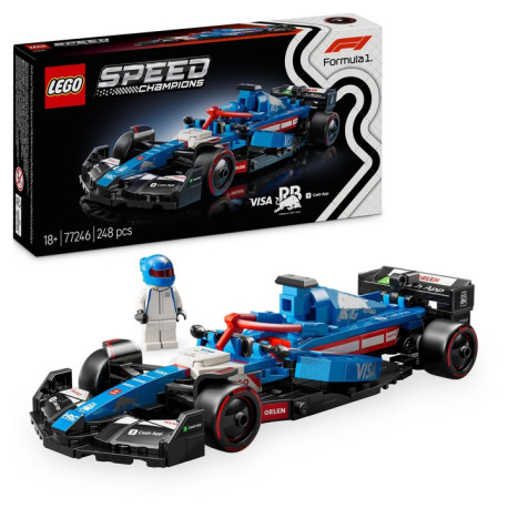 LEGO Speed Champions 77246 Pretekárske auto Visa Cash App RB VCARB 01 F1