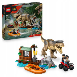 LEGO Jurassic World 76975 T-rex a útek po rieke