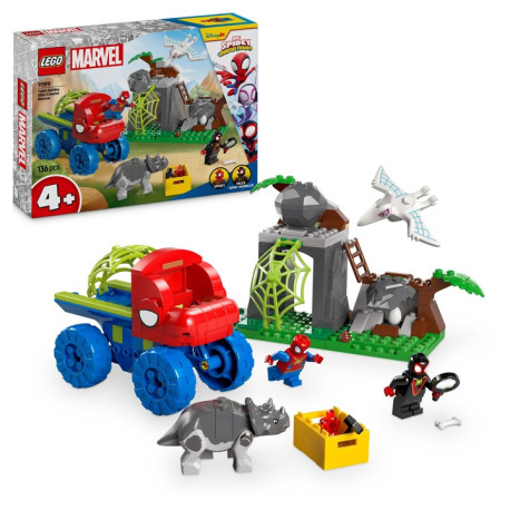 LEGO Marvel 11199 Spideyho tím a záchrana dinosaurov s truckom