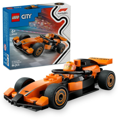 LEGO City 60442 Jazdec F1 s pretekárskym autom McLaren