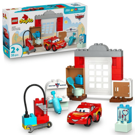 LEGO DUPLO Disney 10456 McQueen a návšteva v garáži doktora Hudsona
