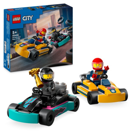 LEGO City 60400 Motokáry s vodičmi