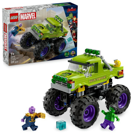 LEGO Marvel 76312 Hulkov truck vs. Thanos