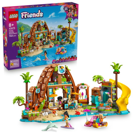 LEGO Friends 42673 Priatelia 42673 Rodinná dovolenka na pláži