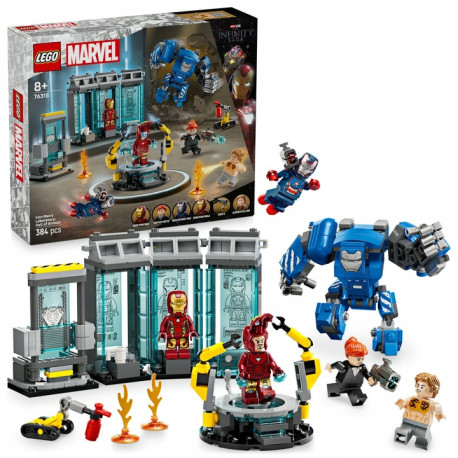 LEGO Marvel 76315 Iron Man a jeho laboratórium: Sieň brnenia