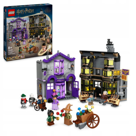 LEGO Harry Potter 76439 Ollivanderov obchod a Obchod madam Malkinovej