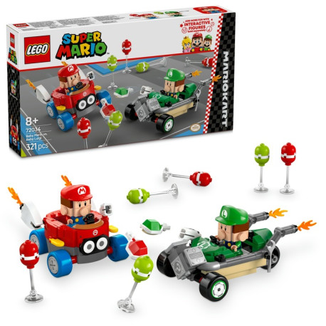 LEGO Super Mario 72034 Mario Kart – Baby Mario vs. Baby Luigi