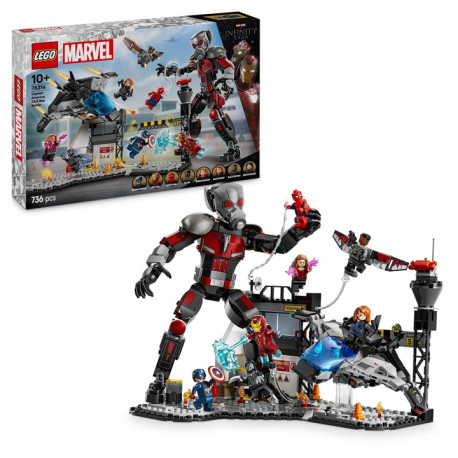 LEGO Marvel 76314 Akčná bitka – Captain America: Občianska vojna