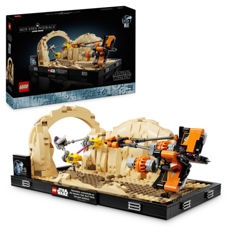 LEGO Star Wars 75380 Preteky klzákov v Mos Espa – dioráma