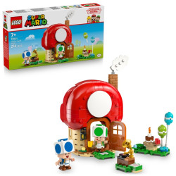 LEGO Super Mario 72041 Toad a párty v jeho dome