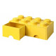 LEGO Úložný box 8 so šuplíkmi žltá