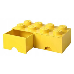 LEGO Úložný box 8 so šuplíkmi žltá