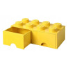 LEGO Úložný box 8 so šuplíkmi žltá