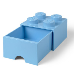 LEGO zásuvka na tehly 4 svetlomodrá