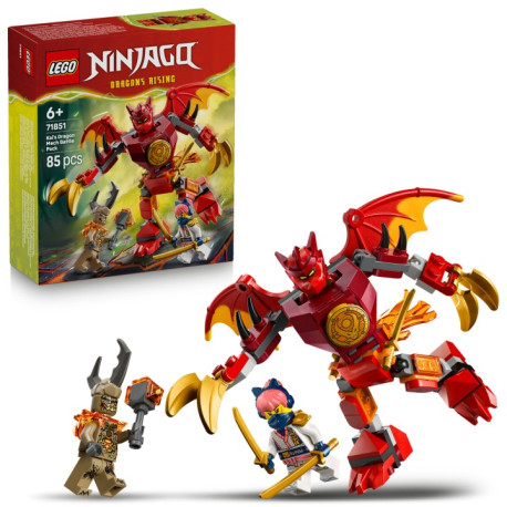 LEGO NINJAGO 71851 Kaiov bojový balíček s dračím oblekom