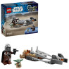 LEGO Star Wars 75436 Mandalorian, Grogu a spídrová motorka