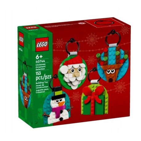 LEGO Iconic 40744 Výber vianočných ozdôb