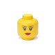 LEGO úložná hlava (veľkosť S) - dievča
