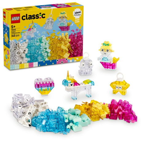 LEGO Classic 11040 Kúzelná priehľadná krabička