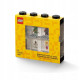 LEGO zberateľská skrinka na 8 minifigúrok - čierna