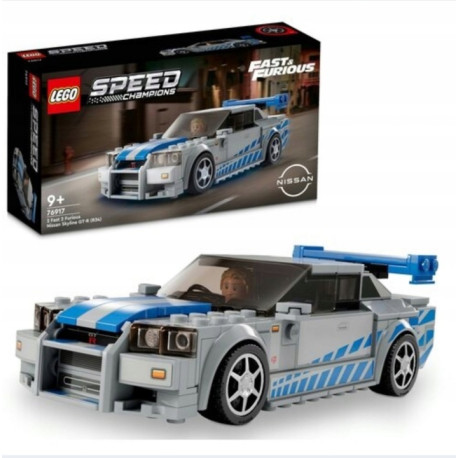 LEGO Speed Champions 76917 2 Fast 2 Furious Nissan Skyline GT-R (R34)