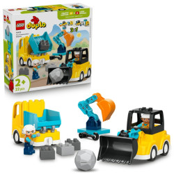 LEGO DUPLO 10475 Vozidlá na stavbe 3 v 1