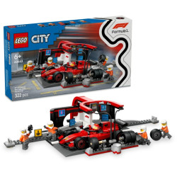 LEGO City 60443 Zastávka v F1 a Pit Crew s autom Ferrari