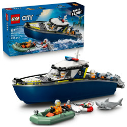 LEGO City 60456 Naháňačka v policajnej lodi
