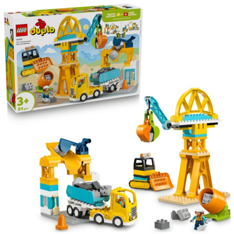LEGO DUPLO 10476 Stavenisko a vozidlá 3 v 1