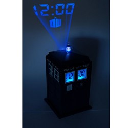 Doctor Who Tardis Digital Projection Alarm Clock, DR190