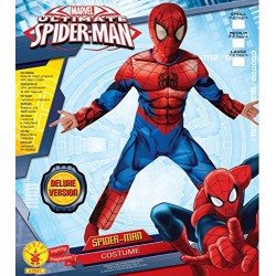 Rubie's Official Deluxe Ultimate Spiderman, Children Costume, 116 cm