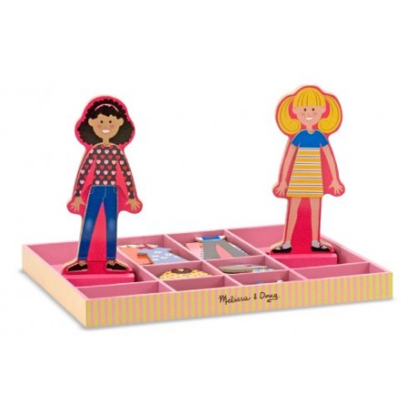 Melissa & Doug Abby and Emma Deluxe Magnetic Wooden Dress