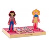 Melissa & Doug Abby and Emma Deluxe Magnetic Wooden Dress