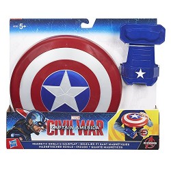 Hasbro Marvel Captain America Civil War Magnetic Shield and Gauntlet