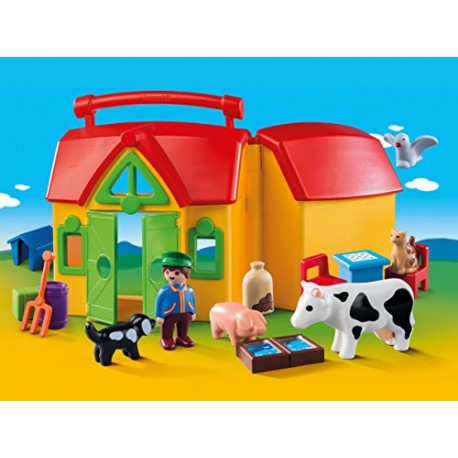 Playmobil 6962 1.2.3 Take Along Farm with Sorting Function