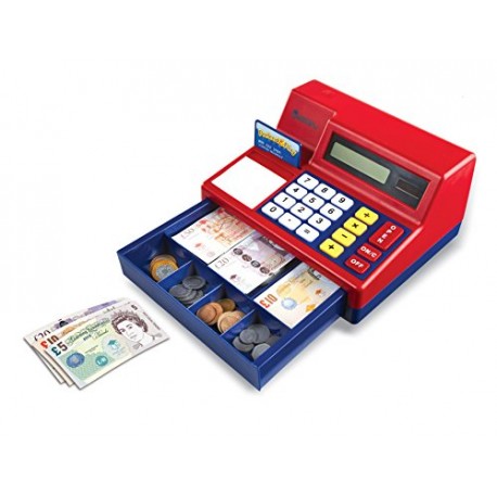 Learning Resources Pretend and Play Calculator Cash Register with UK Play Money