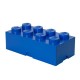 LEGO Brick 8 Knobs Stackable Storage Box, Blue, 12 Litre