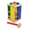Melissa & Doug Deluxe Pound and Roll Wooden Tower Toy With Hammer