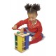Melissa & Doug Deluxe Pound and Roll Wooden Tower Toy With Hammer