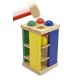 Melissa & Doug Deluxe Pound and Roll Wooden Tower Toy With Hammer