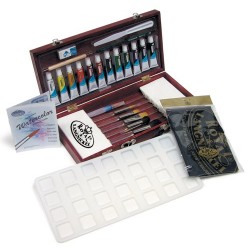 Royal and Langnickel Watercolour Wooden Box Set