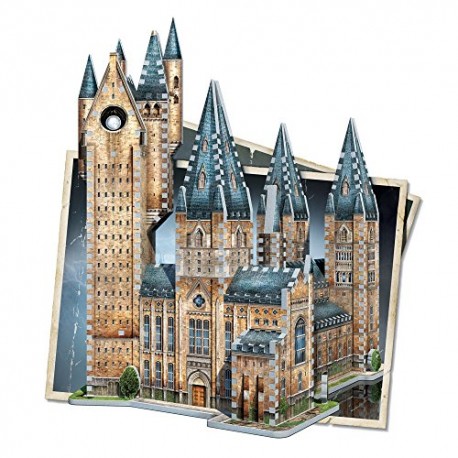 Wrebbit 3D Puzzle Harry Potter Hogwarts Astronomy Tower Puzzle