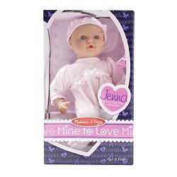 Melissa & Doug Mine to Love Jenna 30 centimetre Soft Body Baby Doll With Romper and Hat