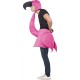 Smiffy's Adult Unisex Flamingo Costume, Foam Piece with Neck and Hood, Party Animals, Serious Fun, One Size, 26392