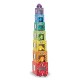 Melissa & Doug Nesting and Sorting Garages and Cars With 7 Graduated Garages and 7 Stackable Wooden Cars