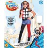 Harley Quinn Costume, Kids Deluxe DC Comics Outfit, Medium, Age 5