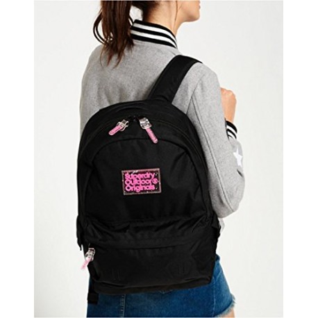 Superdry Pixie Dust Montana, Women’s Backpack Handbag, Nero (Black), 30.0x45.0x13.0 cm (W x H L)