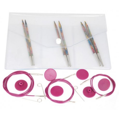 KnitPro Symfonie Interchangeable Needle Starter Set, Multi